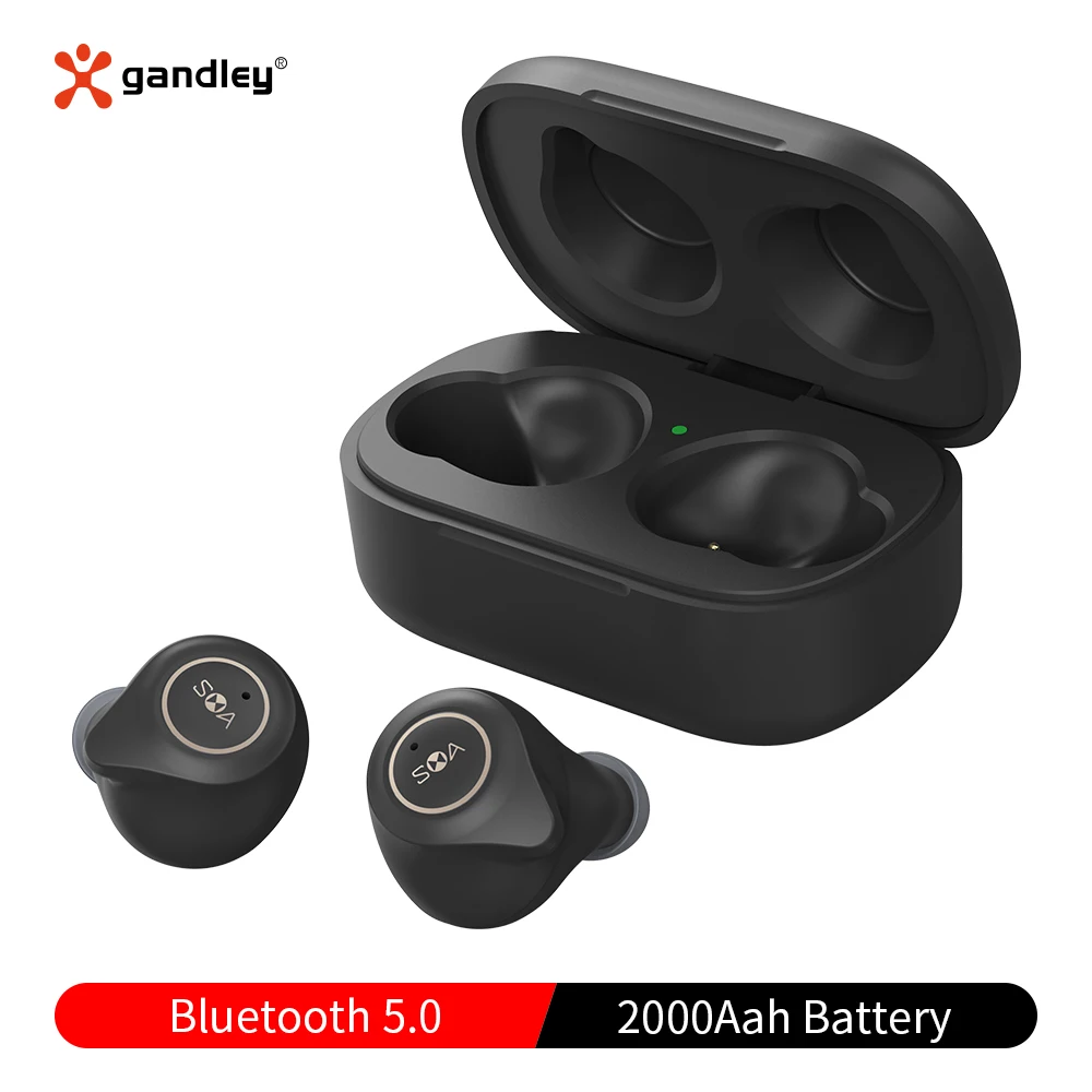Gandley X2 Беспроводные Bluetooth 5 0 наушники с сенсорным управлением 3D высокое качество