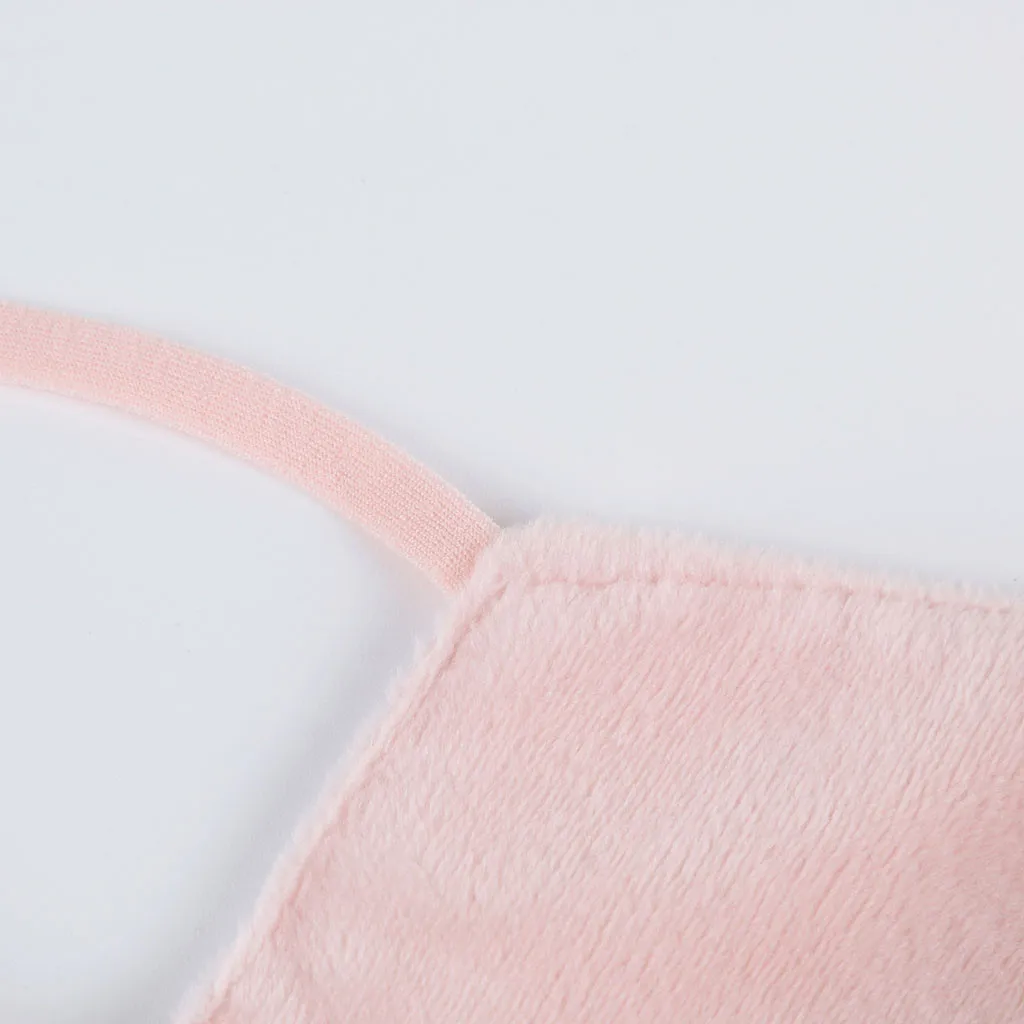 PM2.5 теплая маска для лица Kawaii милый кролик вышивка моющиеся маски Защитная