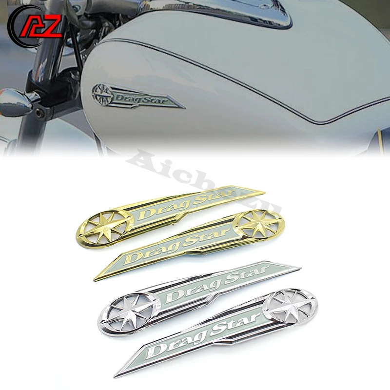 3d эмблема для мотоцикла наклейка на бак топлива Yamaha Dragstar V Star XV XVS400 650 1100|Наклейки и