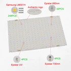 Плата Samsung LM301H QB288, 3000 лмВт, высокая яркость, 10 шт.лот, 3500K, K, mix 660 нм, УФ-ИК