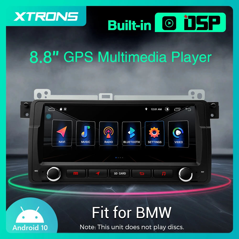Автомобильная стереосистема XTRONS 8 дюйма Android 10 0 для BMW E46 седан M3 Rover 75 MG ZT GPS DSP RCA