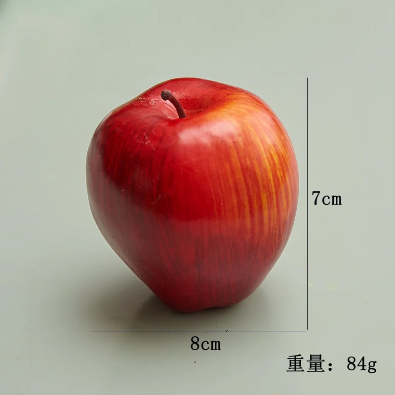 

Имитационная модель фруктов, имитация яблока, красная змея, фрукты и овощи, украшение для кухни, домашний шкаф, украшение для окна