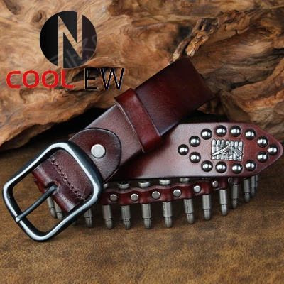 

ALB13 Genuine Cowhide Leather Handmade Durable Popular Alloy Buckle Belt