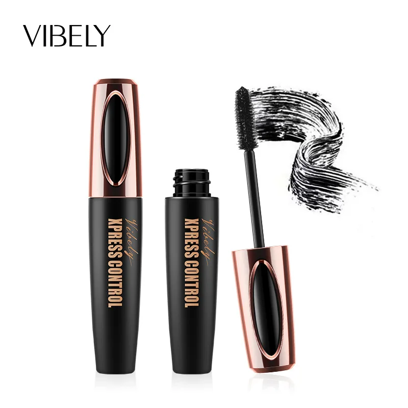 

4D Black Waterproof Not Fade Mascara Lengthens Magic Thick Eye Lashes Brush Natural Volume Soft Easy To Dry Eyelash Cosmetics