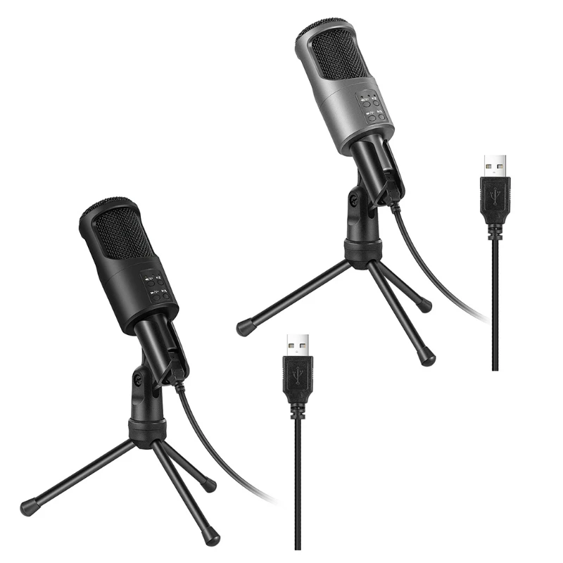 

K1KF Wired Microphone for Birthday Mic for Recording and Streaming Conference Voice Record Condenser Mic Recording Kits