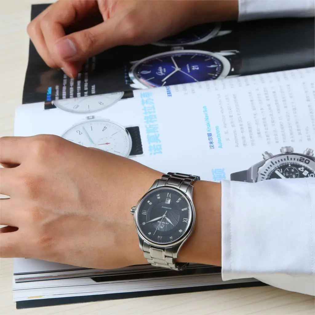 OCHSTIN автоматические механические часы мужские водонепроницаемые из нержавеющей