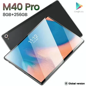 android10 0 tablet m40 pro 8gb ram 256gb rom tablet pc tablete android 10 core game gps dual call wifi 5g tablet 10 inch laptop free global shipping