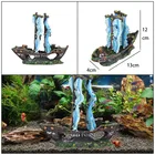 Горячая Распродажа, 1 шт., аквариум для рыб, искусственное украшение для корабля, ретро аксессуары для аквариума, украшение для дома