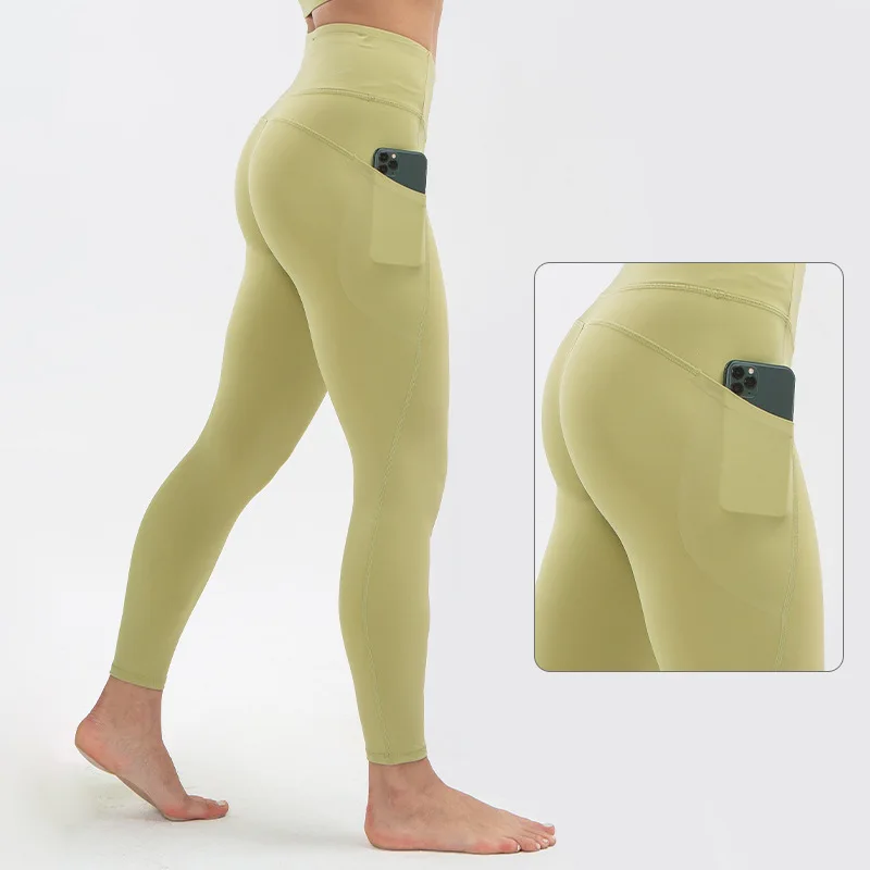 

Women Yoga Pants Leggings Sport Girl Gym Leggings Women Tummy Control Jogging Tights Female Pocket Fitness pants