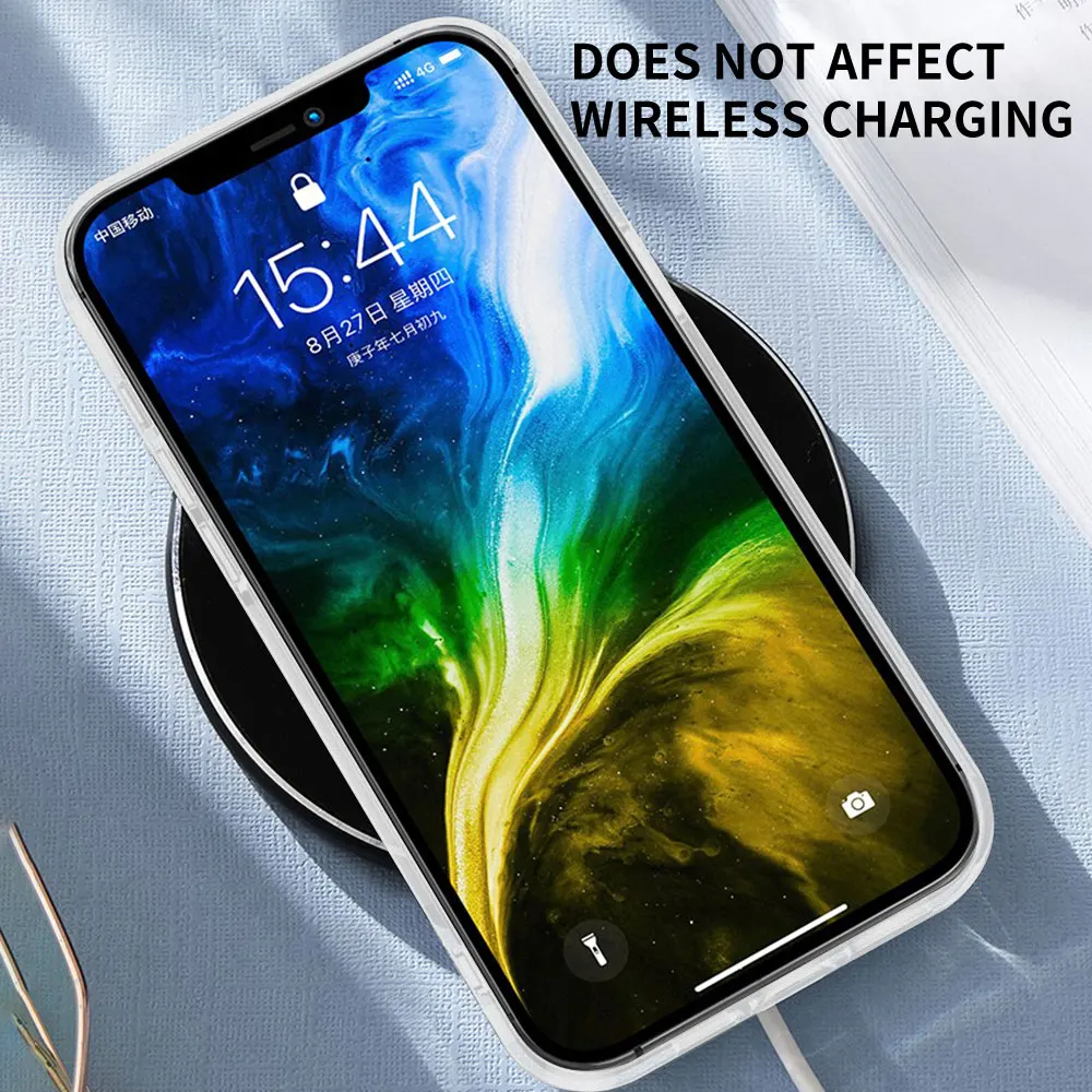 

Skull Skeleton Ghost Case For Apple iPhone 11 12 Pro X 7 8 Plus Translucent Soft Phone Coque 6 6S XR XS Max Frosted Capas