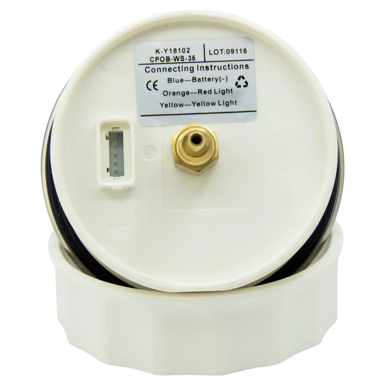 KUS лодка Скорость ometer датчик морской м белый уход за кожей лица 12V/24V 0 35MPH 85 мм|face|face