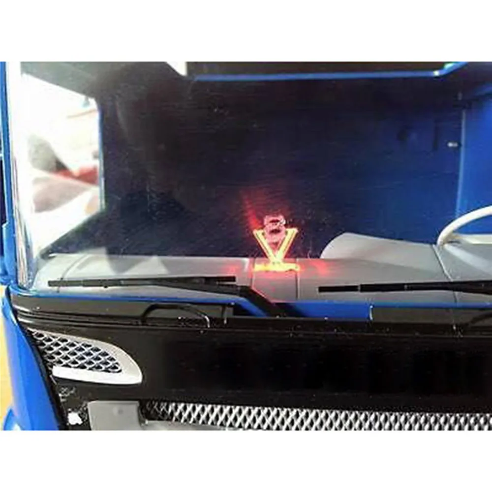 

Front V8 Chandelier LED Light Decorative Lamp for 1/14 Tamiya Truck SCANIA RC Tractor Trailer 56352 620 Man Accessories Parts