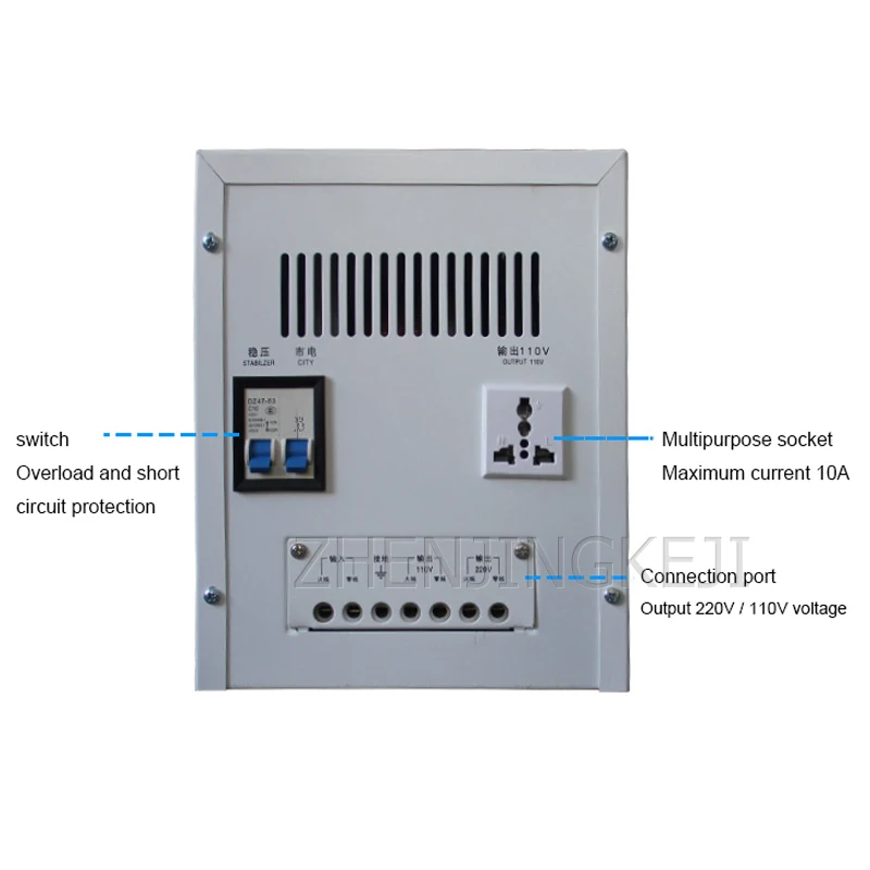 Pressure Regulator Household Voltage Protector Intelligent Multifunctional HD Display Regulated Power Supply | Инструменты
