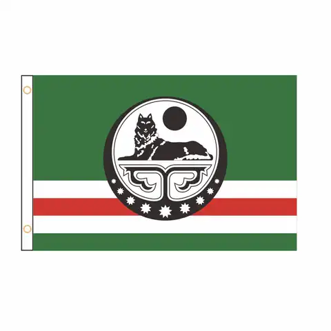 Чеченский флаг Республики, чеченский баннер 2 фута * 3 фута 3 фута * 5 футов