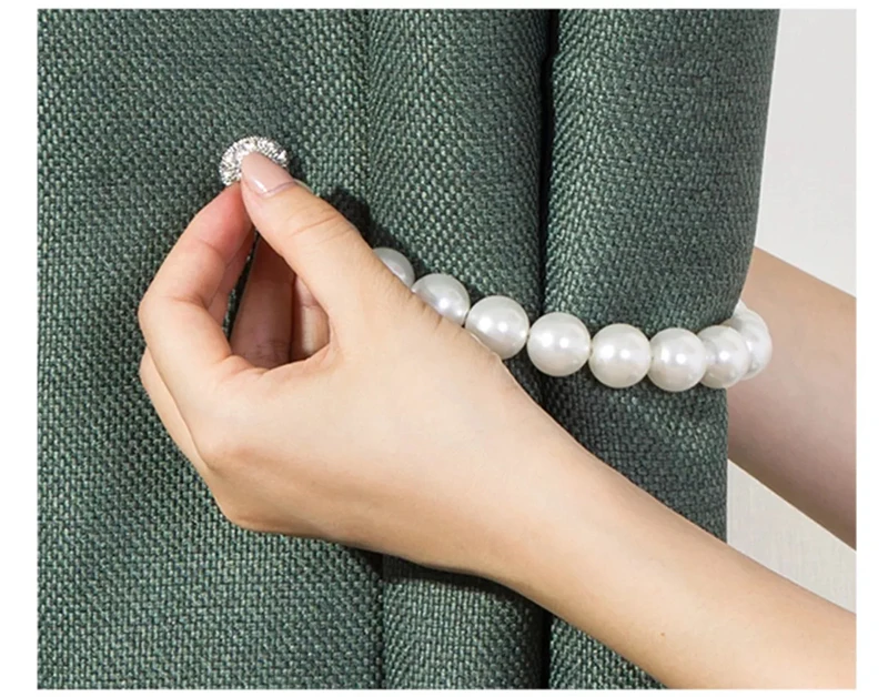 Недорогой жемчужный магнитный зажим для штор 1 шт. держатели занавесок зажимы