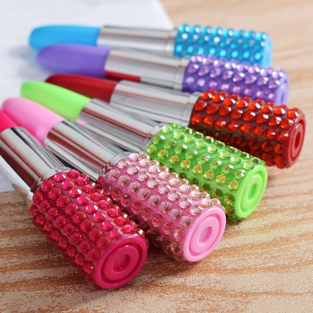 Лидер продаж губная помада шариковая ручка в форме цветка пера мульти Цвет