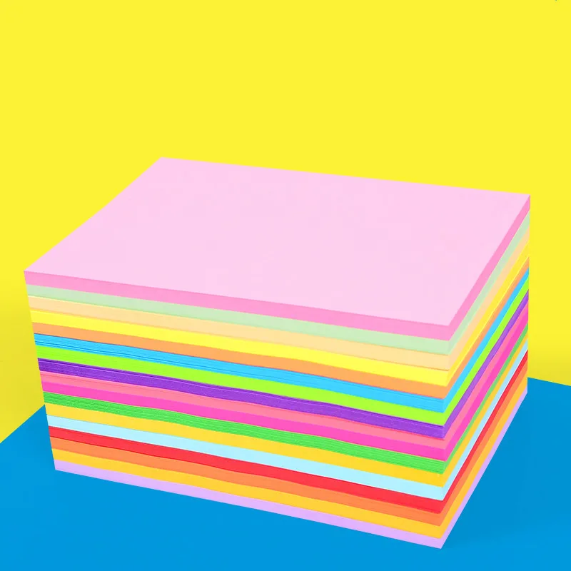 Цветная бумага A4 цветная копировальная для детей сделай сам с оригами ручной