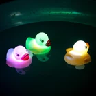 Детские Игрушки для ванны, детская плавающая игрушка со светодиодной подсветкой, светящиеся пляжные игрушки для детей, светящиеся резиновые детские игрушки для плавания