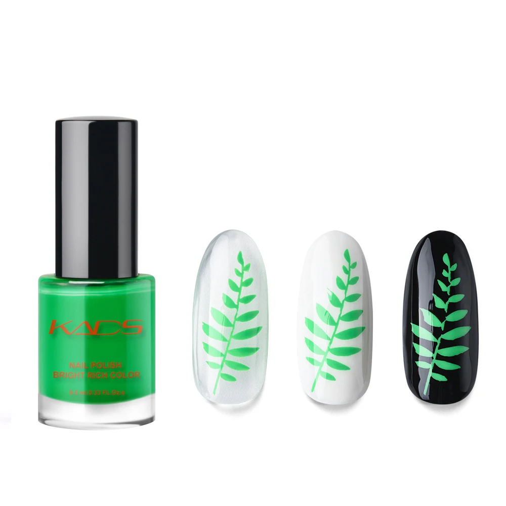 Флуоресцентный разноцветный лак для ногтей KADS 9 5 мл два в одном|glow in dark nail|sweet colornail