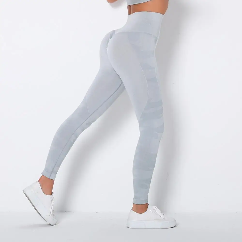 Бесшовные штаны для йоги эластичные компрессионные колготки с высокой талией