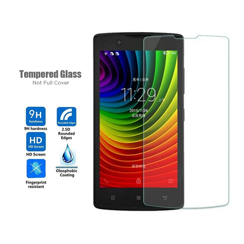 Защитное стекло для смартфона Lenovo A5 A5000 A516 A526 A536 A5860 A6000 закаленное A1000 A2010 A316i A319