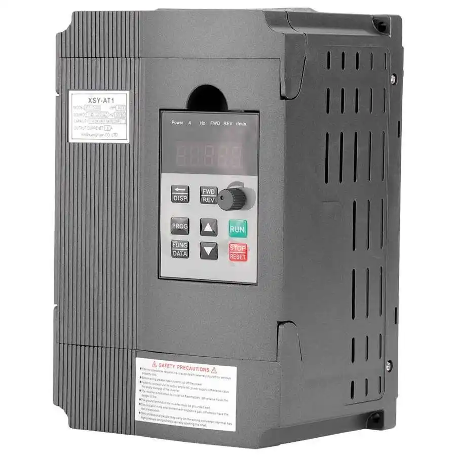 

220V Single-phase Variable Frequency Drive VFD Speed Controller Inverter Motor Drive for 3-phase 1.5kW AC Motor