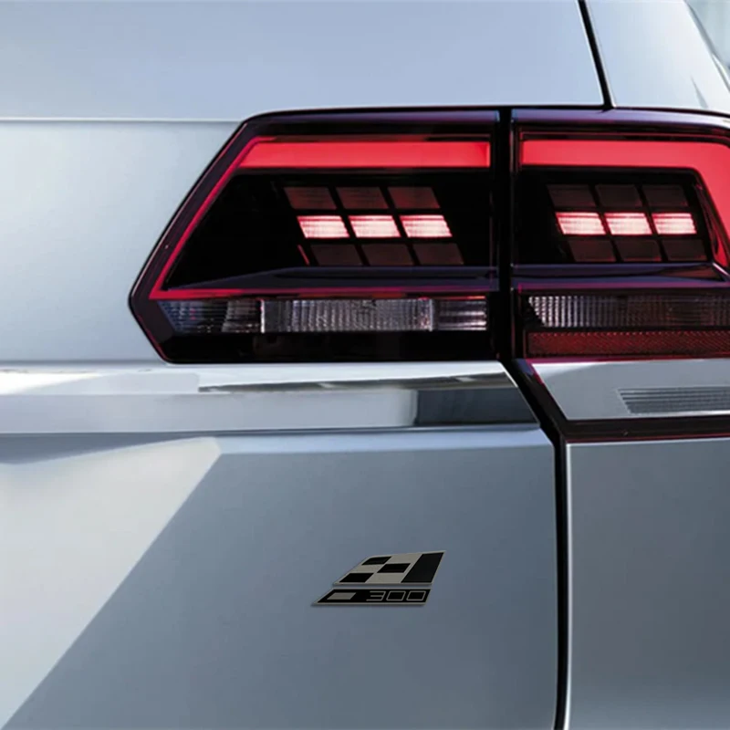 Черная версия Металлическая Автомобильная наклейка надпись R Гоночный флаг