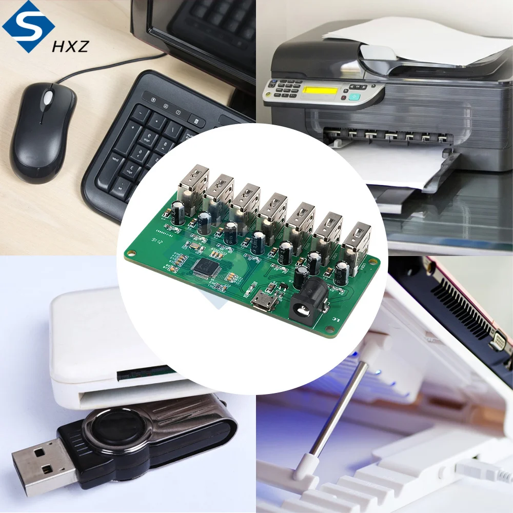 

Модуль концентратора USB 2,0, от 1 до 7 портов, USB-модуль расширения