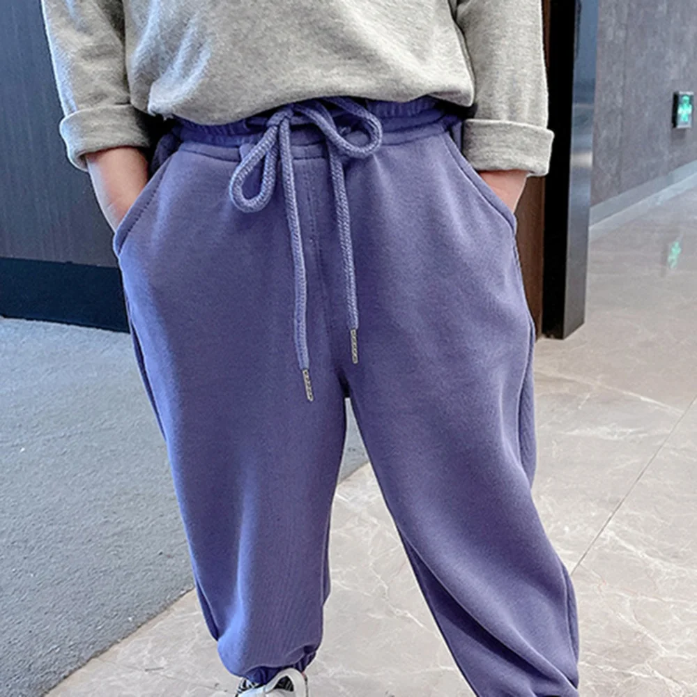 

Новые корейские однотонные спортивные брюки для мамы и девочки, повседневные брюки