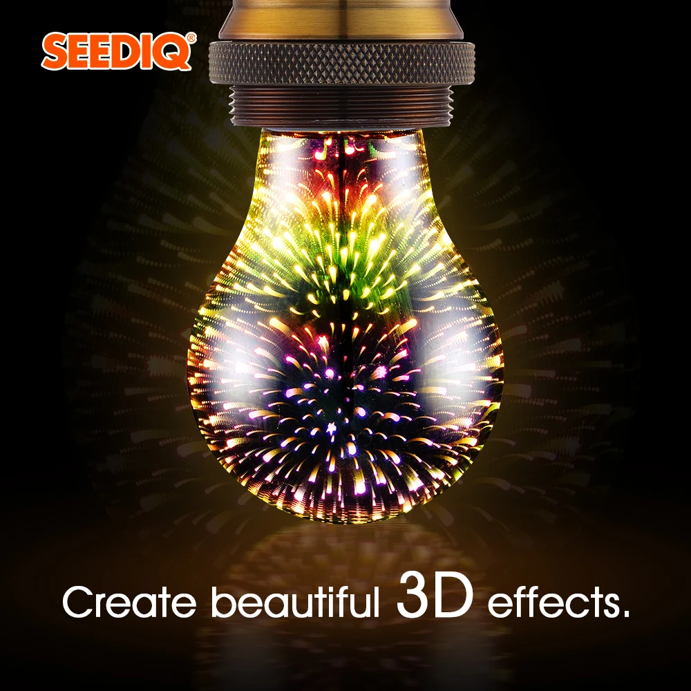 3D Горячее предложение! Супер Светодиодный Фонарь лампы E27 220v 110v Ретро светильник