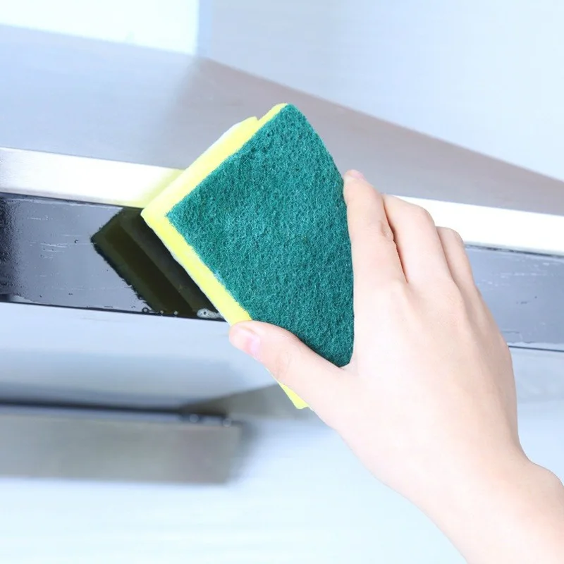 Бытовая кухонная ткань для мытья посуды волшебный скраб очистки нано i образная