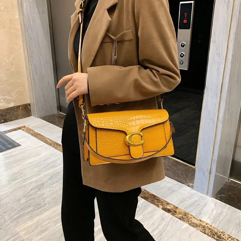 

2021 tendencia nueva hombro bolso de cuero elegante bolso para mujer de lujo de las mujeres bolsa de mensajero bolsa