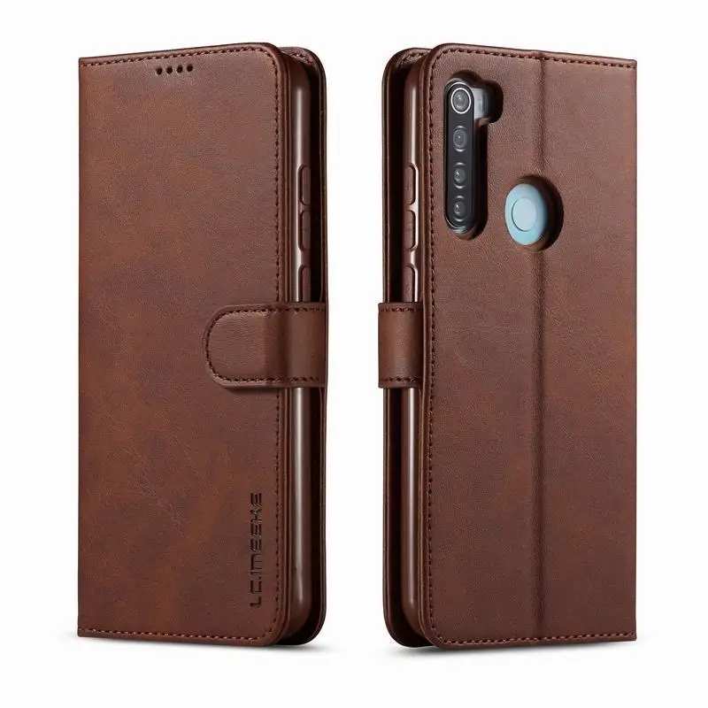 Кожаный чехол кошелек для Xiaomi Redmi Note 8 T роскошный Магнитный откидной Чехол с