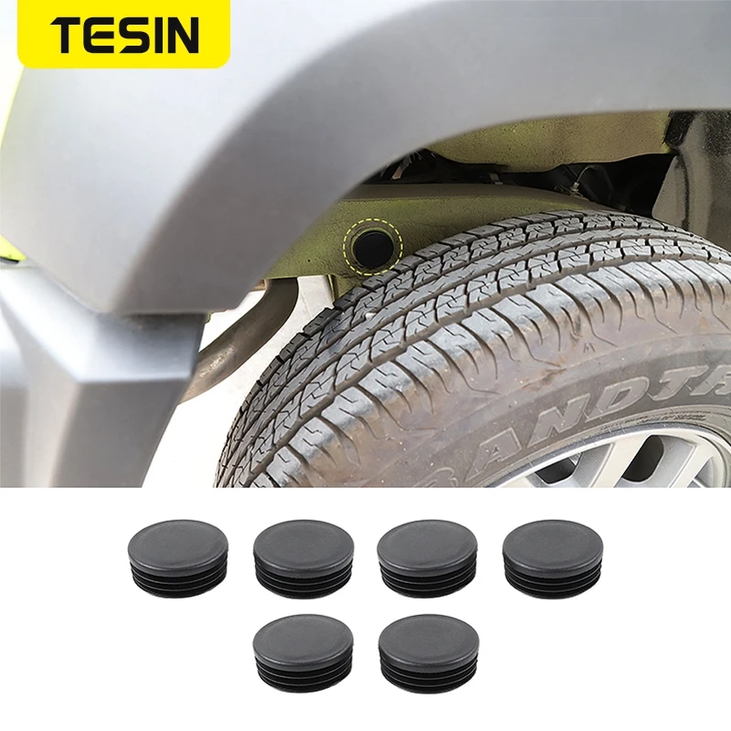 

TESIN Exterior Accessories For Suzuki Jimny Car Automobile Chassis Waterproof Protection Plug Cover Cap For Suzuki Jimny 2019+