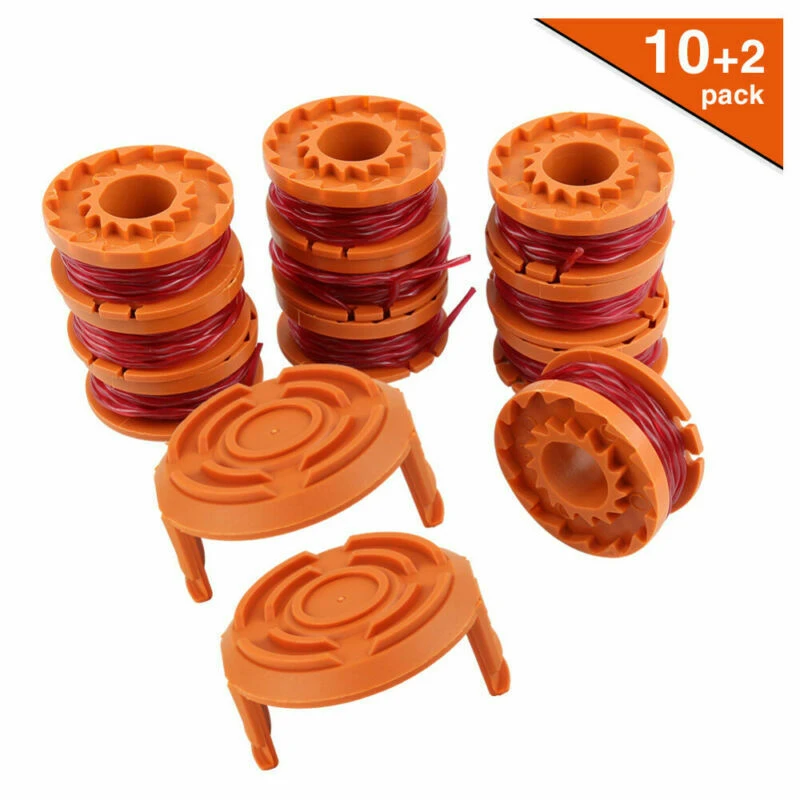 

12 шт., набор катушек для триммера Worx WA0010