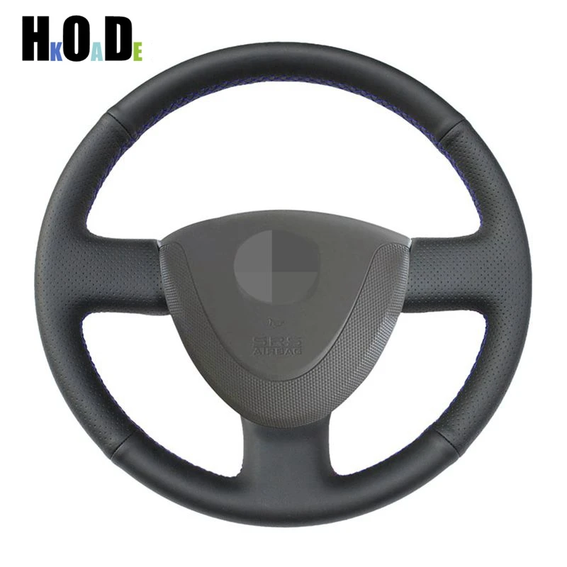 Чехол на руль из искусственной кожи для Honda Fit Jazz 2001 2007 City 2002 2008|Чехлы руль| |