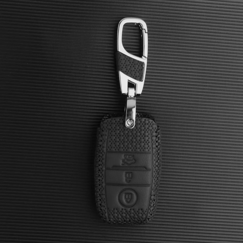 Чехол для ключей из натуральной кожи для KIA Ceed K3 K4 K5 Optima Sorento KX3 KS3 RIO Cerato Frote Soul Sportage R QL KX5 чехол для ключей Fob