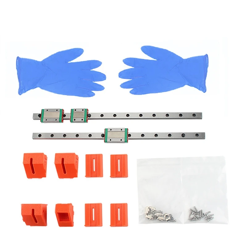 

3D Printer Accessories Prusa Mk3S Y-Axis Linear Guide MGN12 with Slider Rail Gids Upgrade Kit