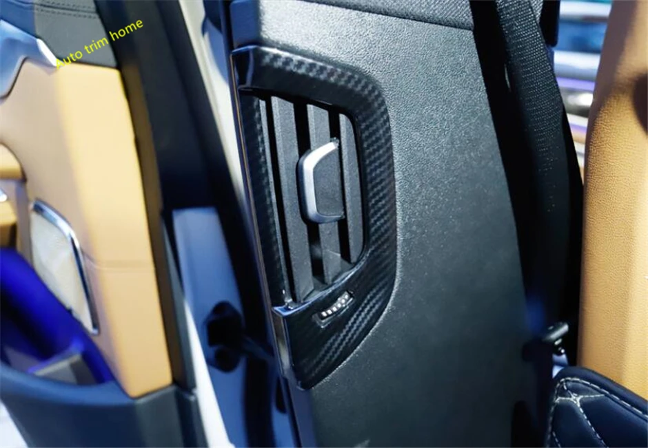 Lapetus столб B Air AC Вентиляционное украшение рамка Накладка для BMW 5 серии G30 530i 540i 2017
