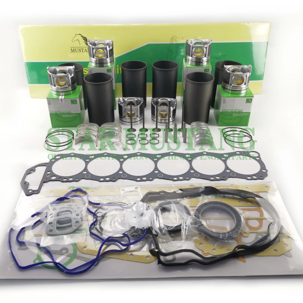 

V2203 Cylinder Liner Piston Ring Overhaul Repair Gasket Kit For Kubota Diesel Engine Spare Parts