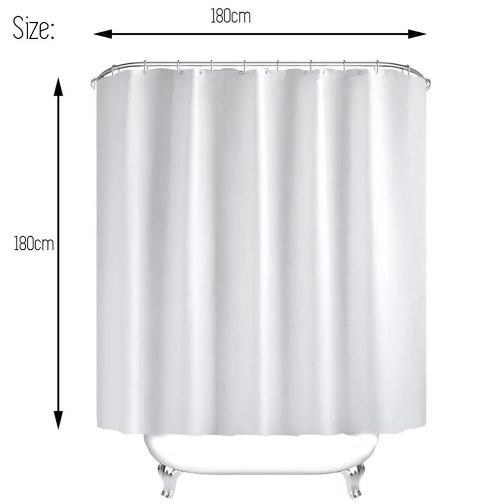 3D утолщенная Водонепроницаемая Шторка для ванной с цветочным принтом | Дом и сад