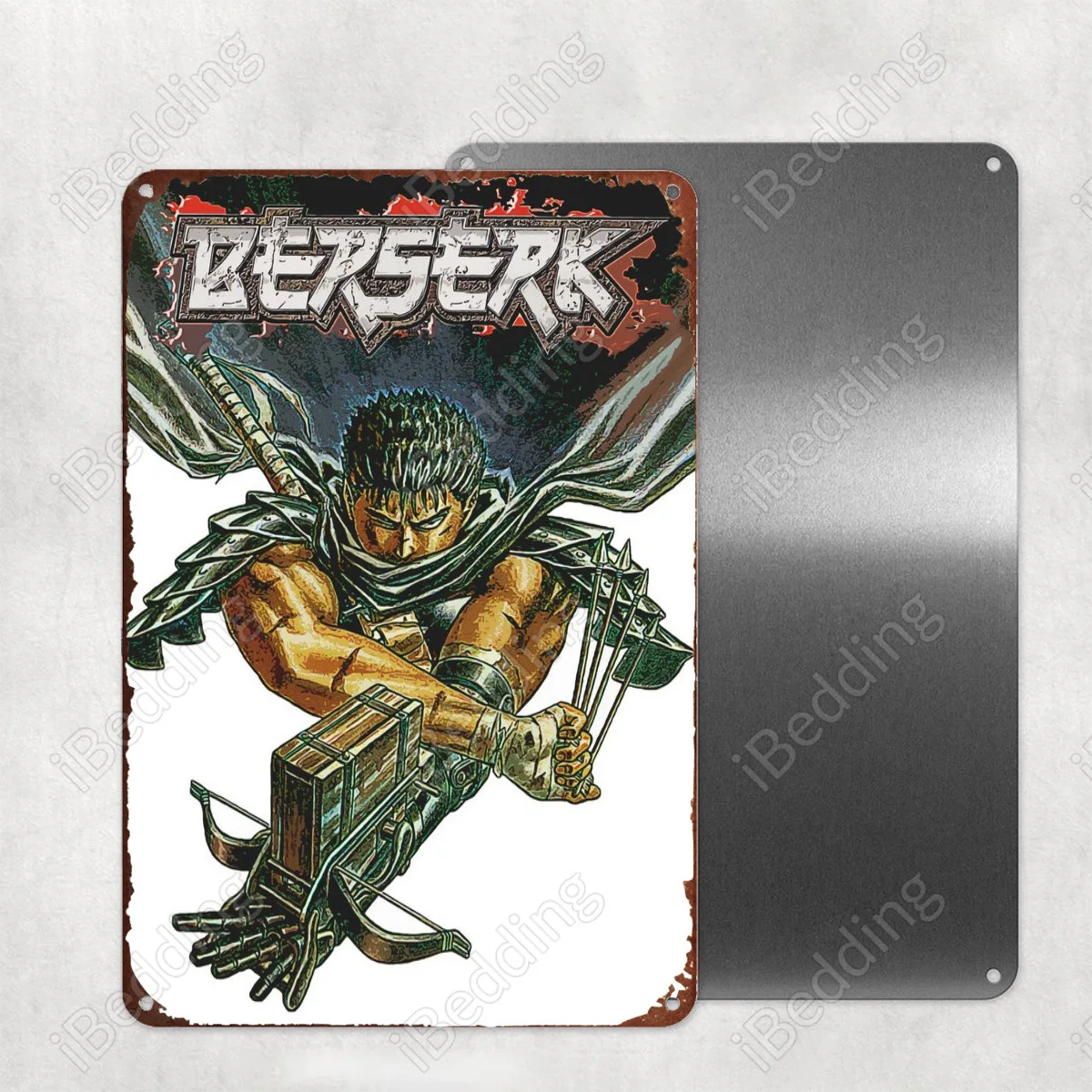 

Berserk 20x3 0 см винтажные металлические знаки, номерные знаки, ретро пластина, железная живопись, домашний декор