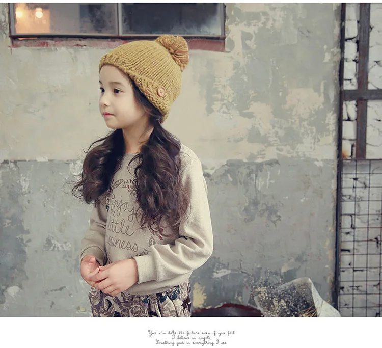 

Girls Set Clothing Spring Autumn Suit 2019 New Kids Clothing Cute Cartoon Flower Printing Sweater + Cooton Long Pant Suit