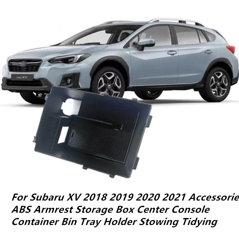 

Для Subaru XV 2018 2019 2020 2021 аксессуары ABS подлокотник коробка для хранения центральная консоль контейнер-Корзина Поднос Держатель укладка Tidying