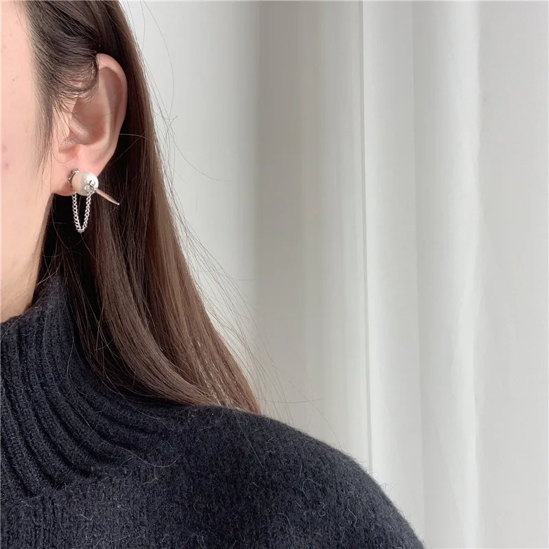 Женская жемчужная цепочка на свитер Han Guodong жемчужное ожерелье с острыми