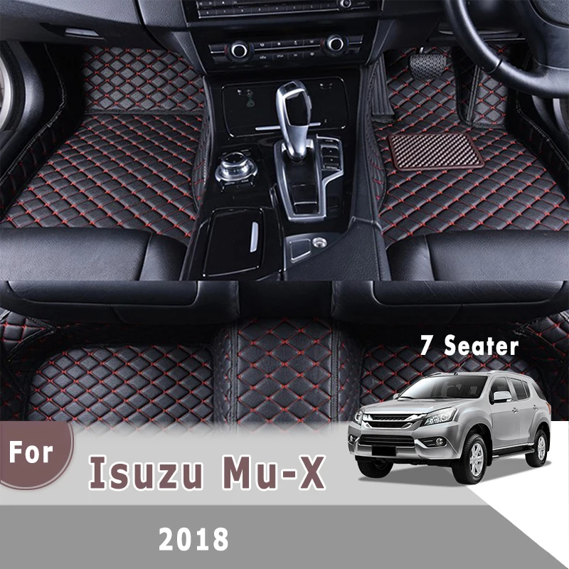 

RHD Carpets Car Floor Mats For Isuzu Mu-X 2018 (7 Seats) Decoration Custom Auto Foot Pads Automobile covers Styling Accessories