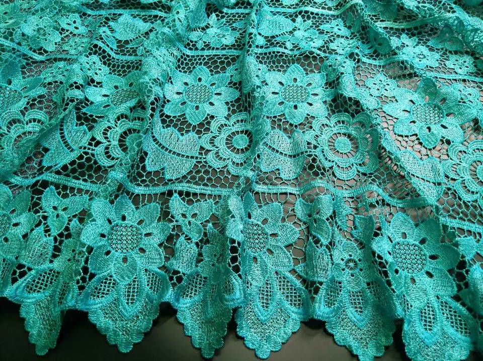 2020 африканская кружевная ткань Лидер продаж сетчатая Новый Королевский синий