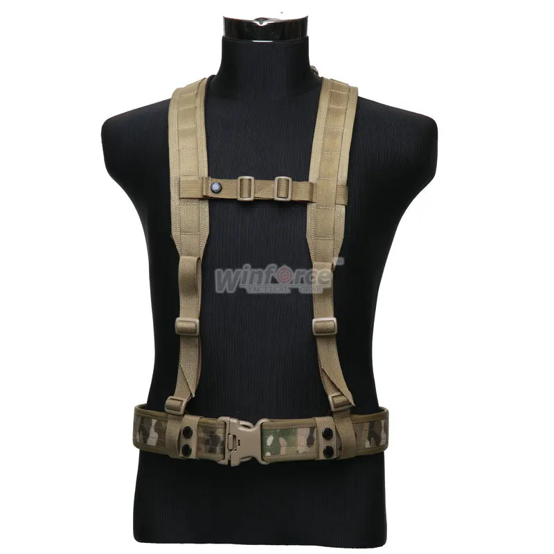 WINFORCE Tactical Gear/ WB-01+02 Belt with Battle Suspender / 100% CORDURA/ QUALITY GUARANTEED MILITARY AND OUTDOOR BELT SET | Спорт и