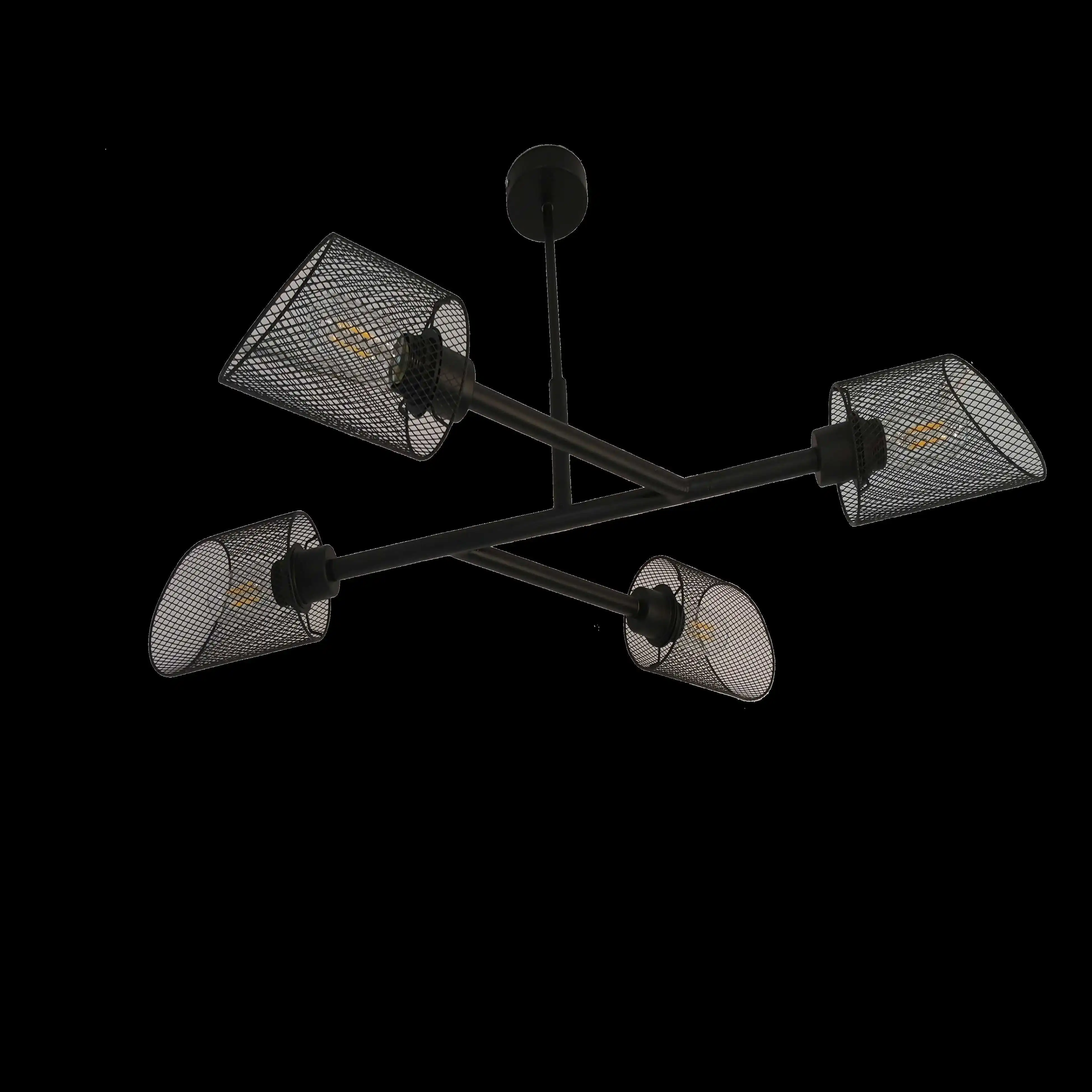 Металлическая декоративная лампа в стиле пост модерн светодиодный потолочный