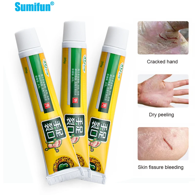 

1/3/5Pcs Anti-Crack Anti-dry Repair Cream for Foot Hand Cleft Healing Treatment Anti Fungal Infection Antibacterial Cream P1183